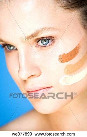 beauty, Beauty Care, blue eyes, cheek View Large Photo Image Stock Photo - beauty, Beauty Care, blue eyes, cheek. Fotosearch