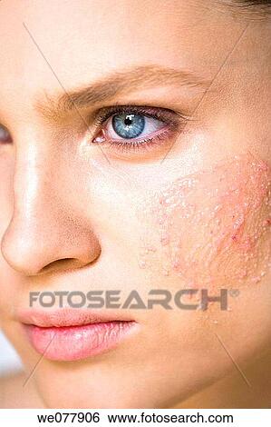 beauty, Beauty Care, blue eyes, cheek View Large Photo Image Stock Photograph - beauty, Beauty Care, blue eyes, cheek. Fotosearch