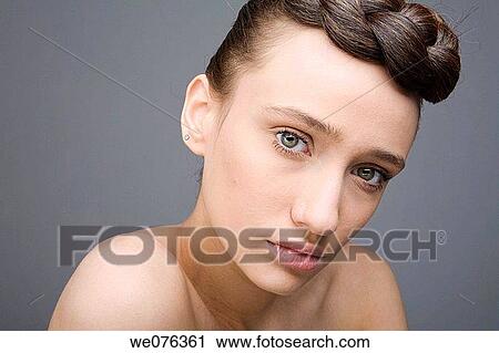 beauty, Beauty Care, braid, brunette View Large Photo Image Stock Image - beauty, Beauty Care, braid, brunette. Fotosearch