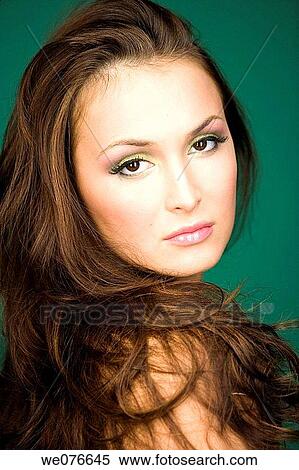 beauty, Beauty Care, brown, brunette View Large Photo Image Stock Photography - beauty, Beauty Care, brown, brunette. Fotosearch