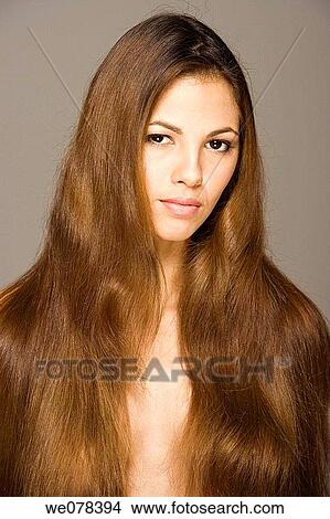beauty, Beauty Care, Brown eye, brown hair View Large Photo Image Picture - beauty, Beauty Care, Brown eye, brown hair. Fotosearch