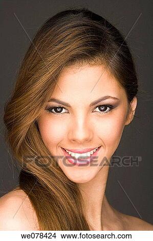 beauty, Beauty Care, Brown eye, brown hair View Large Photo Image Picture - beauty, Beauty Care, Brown eye, brown hair. Fotosearch