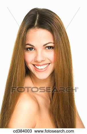 beauty, Beauty Care, Brown eye, brown hair View Large Photo Image Stock Image - beauty, Beauty Care, Brown eye, brown hair. Fotosearch