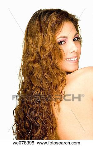 beauty, Beauty Care, Brown eye, brown hair View Large Photo Image Stock Photography - beauty, Beauty Care, Brown eye, brown hair. Fotosearch