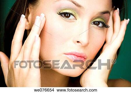 beauty, Beauty Care, Brown eye, brunette View Large Photo Image Picture - beauty, Beauty Care, Brown eye, brunette. Fotosearch
