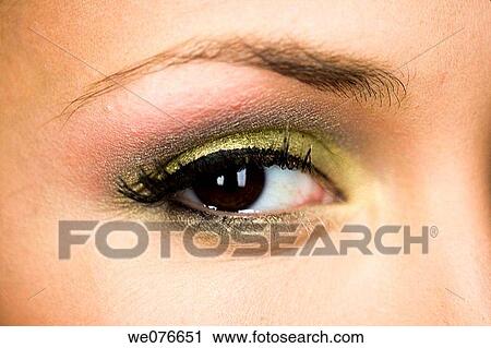 beauty, Beauty Care, Brown eye, brunette View Large Photo Image Stock Image - beauty, Beauty Care, Brown eye, brunette. Fotosearch