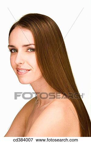 beauty, Beauty Care, brown hair, chestnut hair View Large Photo Image Stock Photo - beauty, Beauty Care, brown hair, chestnut hair. Fotosearch
