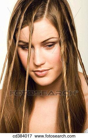 beauty, Beauty Care, brown hair, chestnut hair View Large Photo Image Stock Photo - beauty, Beauty Care, brown hair, chestnut hair. Fotosearch