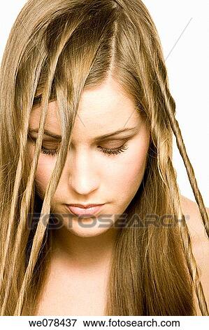 beauty, Beauty Care, brown hair, chestnut hair View Large Photo Image Stock Photo - beauty, Beauty Care, brown hair, chestnut hair. Fotosearch