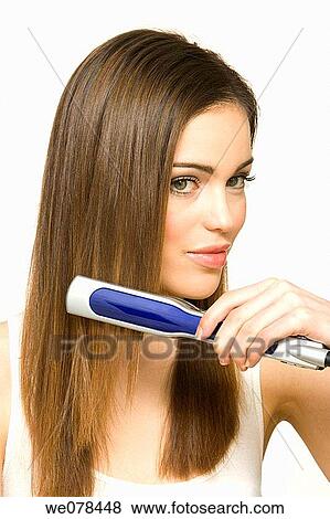 beauty, Beauty Care, brown hair, chestnut hair View Large Photo Image Stock Photo - beauty, Beauty Care, brown hair, chestnut hair. Fotosearch