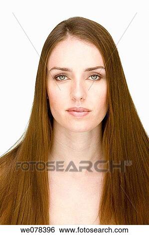 beauty, Beauty Care, brown hair, chestnut hair View Large Photo Image Stock Photograph - beauty, Beauty Care, brown hair, chestnut hair. Fotosearch