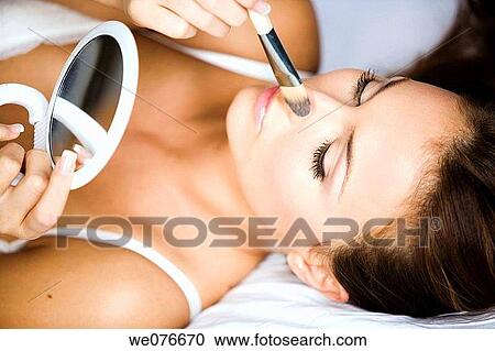 beauty, Beauty Care, brunette, brush View Large Photo Image Stock Image - beauty, Beauty Care, brunette, brush. Fotosearch