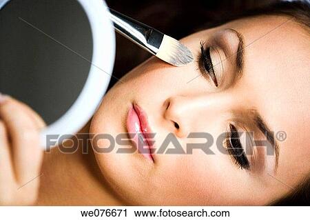 beauty, Beauty Care, brunette, brush View Large Photo Image Stock Image - beauty, Beauty Care, brunette, brush. Fotosearch
