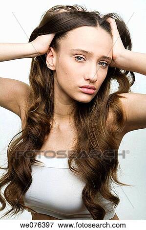 beauty, Beauty Care, brunette, carnality View Large Photo Image Stock Photo - beauty, Beauty Care, brunette, carnality. Fotosearch