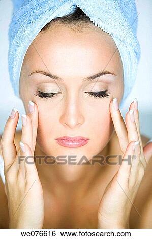 beauty, Beauty Care, brunette, cheekbone View Large Photo Image Stock Photograph - beauty, Beauty Care, brunette, cheekbone. Fotosearch