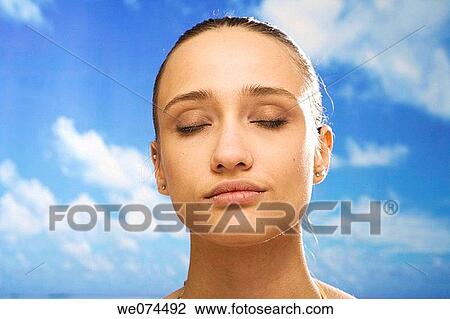 beauty, Beauty Care, brunette, chilling out View Large Photo Image Stock Image - beauty, Beauty Care, brunette, chilling out. Fotosearch
