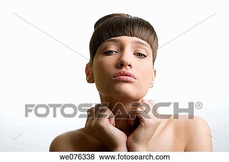 beauty, Beauty Care, brunette, clipping path View Large Photo Image Stock Photo - beauty, Beauty Care, brunette, clipping path. Fotosearch
