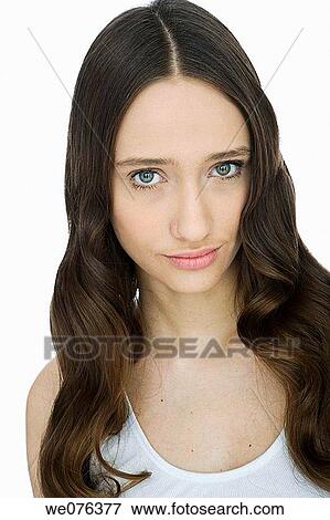 beauty, Beauty Care, brunette, clipping path View Large Photo Image Stock Photo - beauty, Beauty Care, brunette, clipping path. Fotosearch