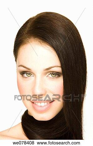 beauty, Beauty Care, brunette, clipping path View Large Photo Image Stock Photo - beauty, Beauty Care, brunette, clipping path. Fotosearch