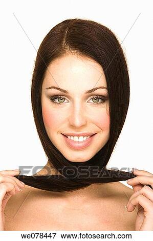 beauty, Beauty Care, brunette, clipping path View Large Photo Image Stock Photo - beauty, Beauty Care, brunette, clipping path. Fotosearch