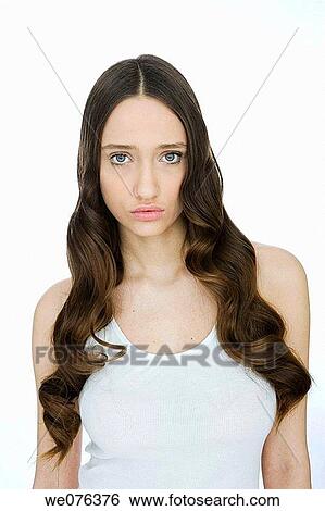 beauty, Beauty Care, brunette, clipping path View Large Photo Image Stock Photograph - beauty, Beauty Care, brunette, clipping path. Fotosearch