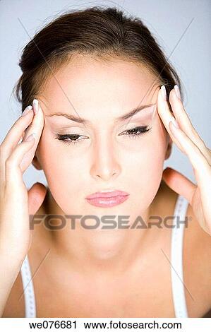 Stock Image - beauty, Beauty Care, brunette, Close-up. Fotosearch