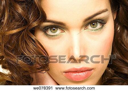 beauty, Beauty Care, brunette, Close-up View Large Photo Image Stock Image - beauty, Beauty Care, brunette, Close-up. Fotosearch