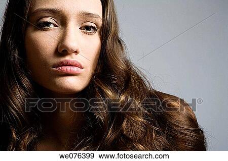 beauty, Beauty Care, brunette, Close-up View Large Photo Image Stock Photo - beauty, Beauty Care, brunette, Close-up. Fotosearch