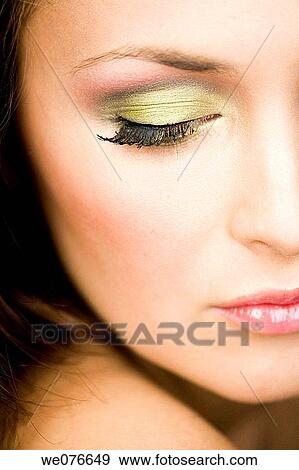 beauty, Beauty Care, brunette, Close-up View Large Photo Image Stock Photo - beauty, Beauty Care, brunette, Close-up. Fotosearch