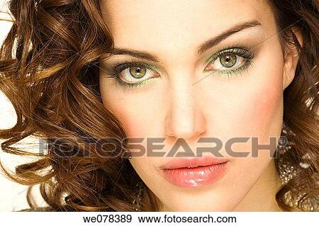 beauty, Beauty Care, brunette, Close-up View Large Photo Image Stock Photo - beauty, Beauty Care, brunette, Close-up. Fotosearch