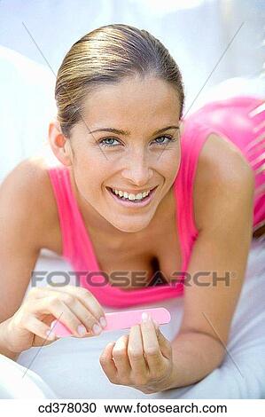 beauty, Beauty Care, brunette View Large Photo Image Stock Image - beauty, Beauty Care, brunette. Fotosearch