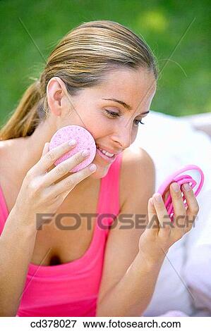 Stock Photo - beauty, Beauty Care, brunette. Fotosearch
