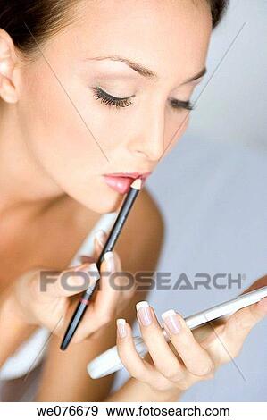beauty, Beauty Care, brunette View Large Photo Image Stock Photo - beauty, Beauty Care, brunette. Fotosearch