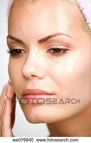 beauty, Beauty Care, cheek, Close-up View Large Photo Image Stock Image - beauty, Beauty Care, cheek, Close-up. Fotosearch