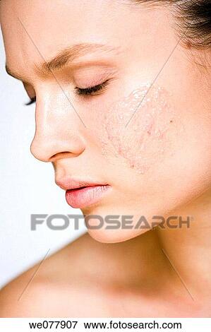 beauty, Beauty Care, cheek, Close-up View Large Photo Image Stock Photo - beauty, Beauty Care, cheek, Close-up. Fotosearch