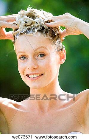 beauty, blond, clean, cleanliness View Large Photo Image Stock Image - beauty, blond, clean, cleanliness. Fotosearch