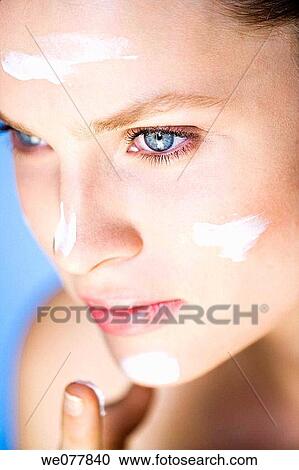 beauty, blue eyes, Beauty Care, apply View Large Photo Image Stock Image - beauty, blue eyes, Beauty Care, apply. Fotosearch