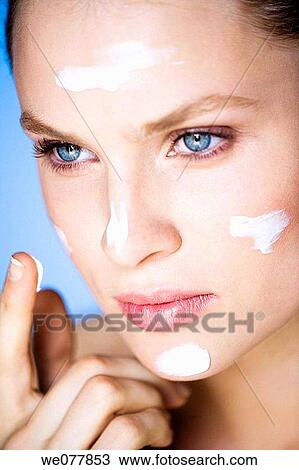 beauty, blue eyes, Beauty Care, apply View Large Photo Image Stock Image - beauty, blue eyes, Beauty Care, apply. Fotosearch