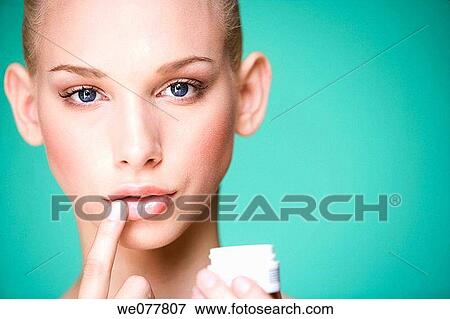 beauty, blue eyes, Beauty Care, apply View Large Photo Image Stock Photo - beauty, blue eyes, Beauty Care, apply. Fotosearch