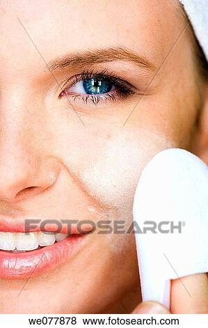beauty, blue eyes, Beauty Care, apply View Large Photo Image Stock Photo - beauty, blue eyes, Beauty Care, apply. Fotosearch