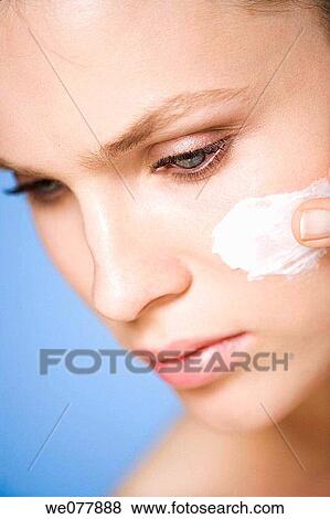 beauty, blue eyes, Beauty Care, apply View Large Photo Image Stock Photo - beauty, blue eyes, Beauty Care, apply. Fotosearch