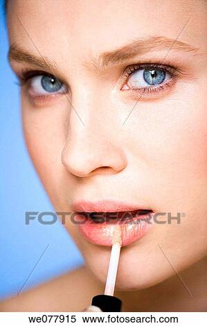 beauty, blue eyes, Beauty Care, apply View Large Photo Image Stock Photography - beauty, blue eyes, Beauty Care, apply. Fotosearch