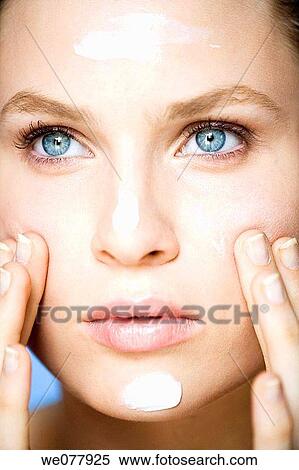 beauty, blue eyes, Beauty Care, apply View Large Photo Image Stock Photography - beauty, blue eyes, Beauty Care, apply. Fotosearch