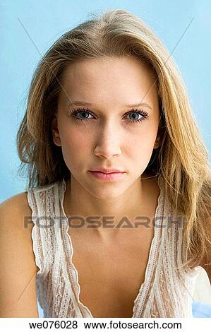 beauty, blue eyes, contemporary View Large Photo Image Stock Photo - beauty, blue eyes, contemporary. Fotosearch