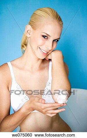 beauty, body, blue, blond, apply View Large Photo Image Stock Image - beauty, body, blue, blond, apply. Fotosearch