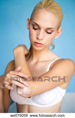 beauty, body, blue, blond, apply View Large Photo Image Stock Photo - beauty, body, blue, blond, apply. Fotosearch