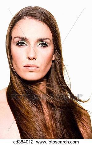 beauty, brown hair, Beauty Care, attractive View Large Photo Image Stock Image - beauty, brown hair, Beauty Care, attractive. Fotosearch