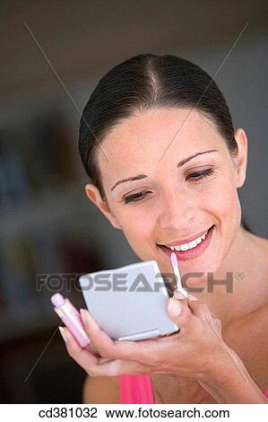 beauty, brunette, Beauty Care, apply View Large Photo Image Stock Image - beauty, brunette, Beauty Care, apply. Fotosearch