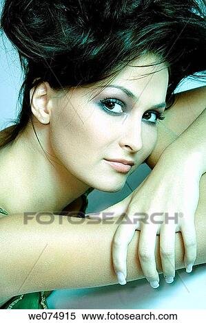 beauty, calm, brunette, Beauty Care, arm View Large Photo Image Stock Photography - beauty, calm, brunette, Beauty Care, arm. Fotosearch