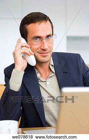 black hair, business, calling View Large Photo Image Stock Photo - black hair, business, calling. Fotosearch